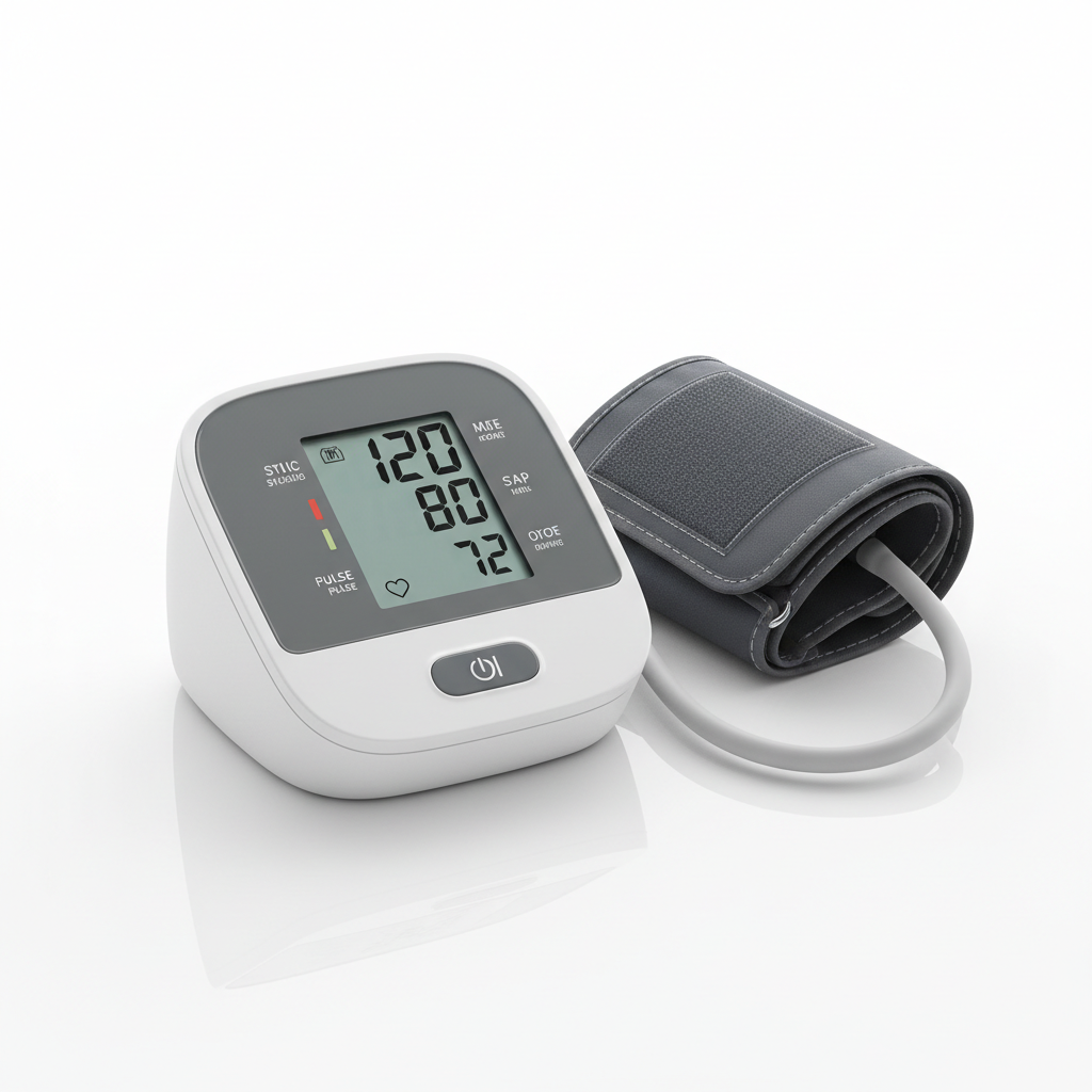 Automatic Blood Pressure Monitor - Upper Arm Cuff with Large Display